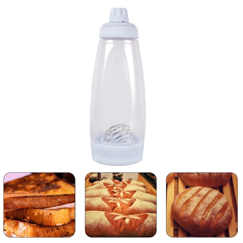 1pc Hand Shake Paste Mixing Bottle, Paste Dispenser, Cream Mixing  Dispensing Pot, Muffin Mixing Bottle, With Scale 11.02in*3.93in/28x10cm