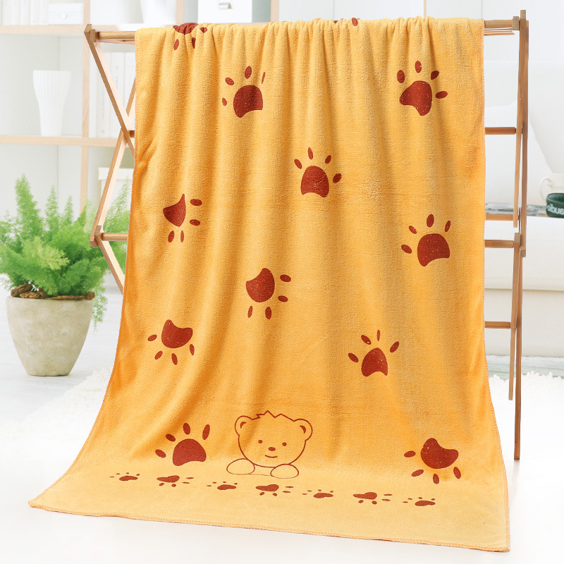 Moon Rabbit Embroidered Super Large Bath Towel Absorbent And - Temu