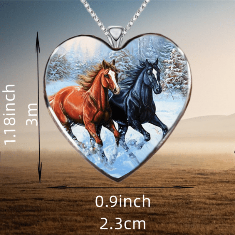 Girls deals horse necklace