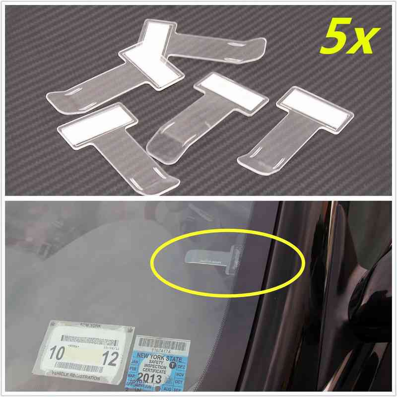 Car Styling Parking Permit Clip Keep Parking Permit Secure - Temu