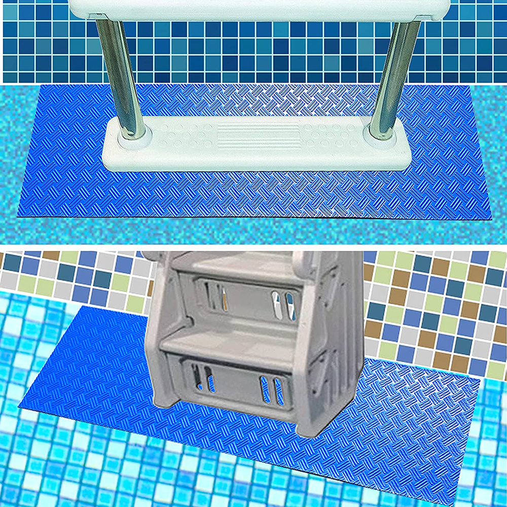 Green Pool Mat Shower Mat, Non Slip Pool Ground Mats, Bath Mat Under Pool  Bottom Pad, Swimming Pool Ladder Mat, Pool Mats for Deck, Pool Pad Swim Mat