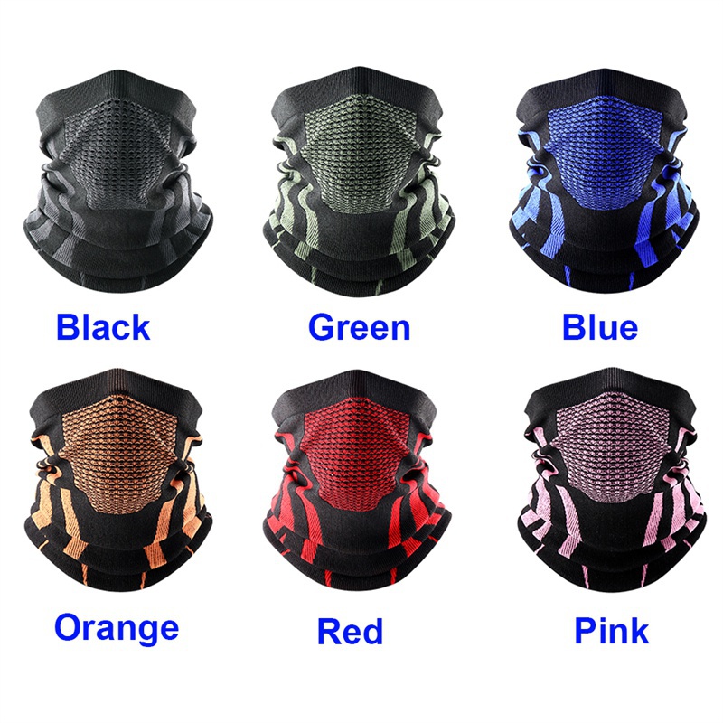 6 Colors Available Winter Thermal Face Bandana Mask - Temu