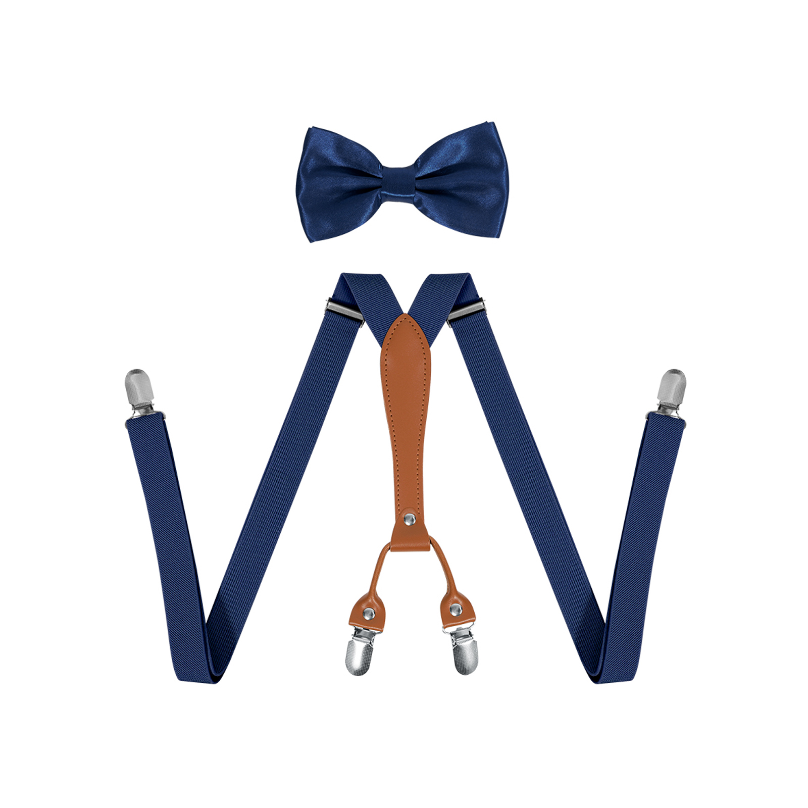 1pc Adjustable Bow Tie Leather Suspenders For Party Formal Wear And Parent  Child Wear For Men - Jewelry & Accessories - Temu