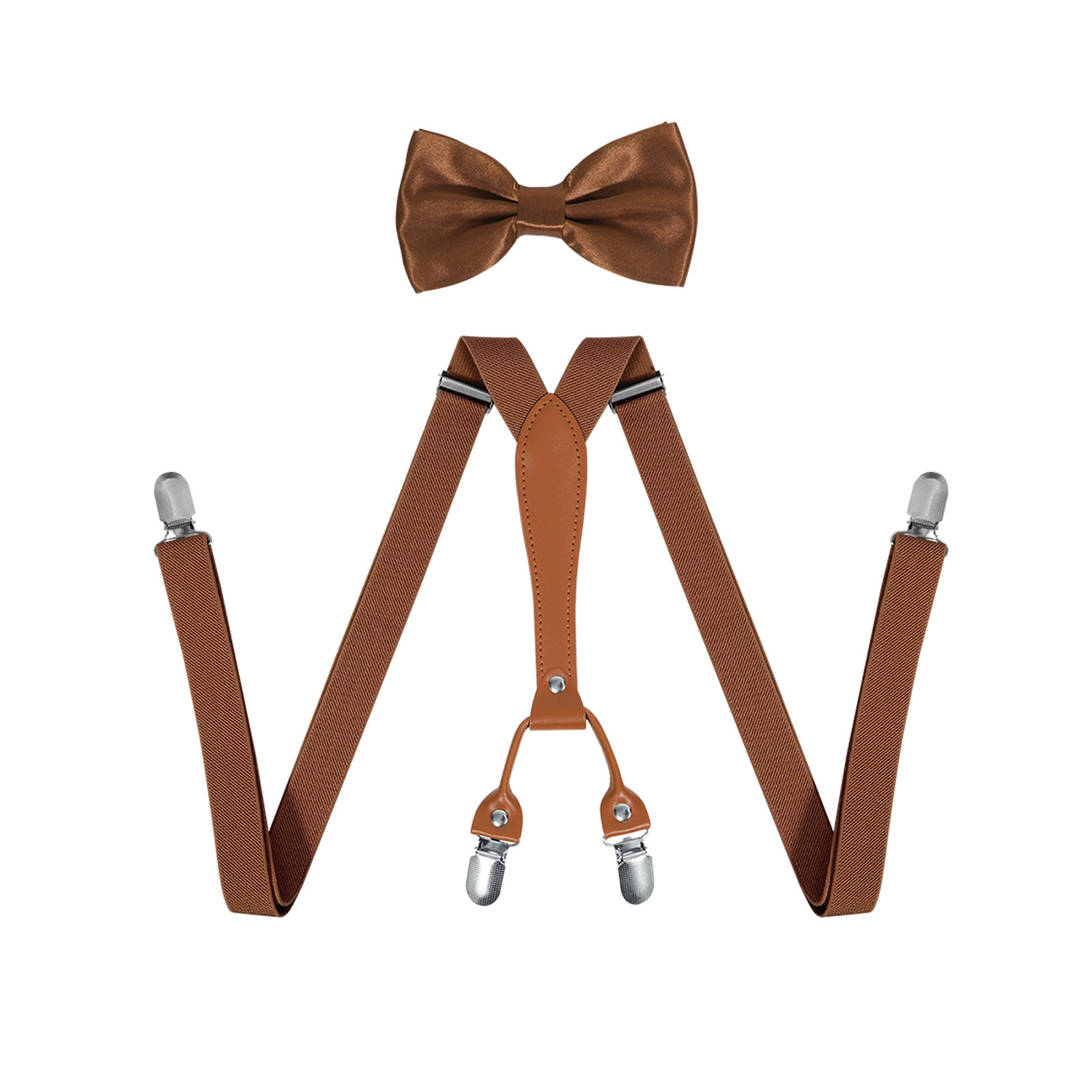1pc Adjustable Bow Tie Leather Suspenders For Party Formal Wear And Parent  Child Wear For Men - Jewelry & Accessories - Temu