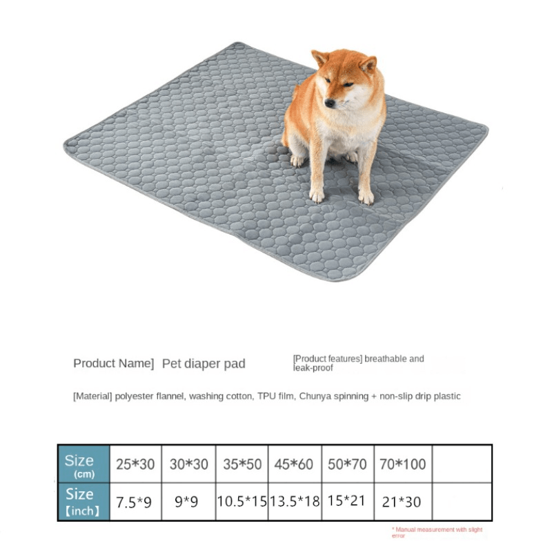 Reusable Washable Dog Pee Pad - Absorbent Non-slip Pet Mat For Dogs And  Cats - Saves Money And Reduces Waste - Temu