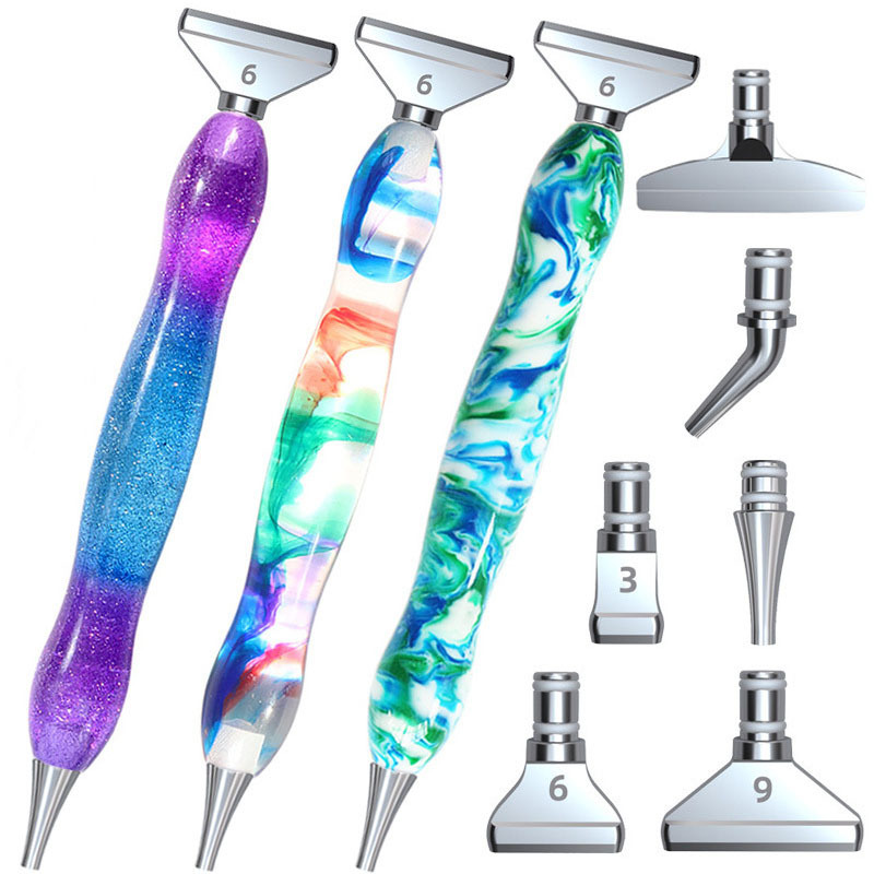 28pcs Diamond Painting Tools Kit DIY 5D Diamond Painting Accessories Cross  Stitch Tool Set Including Diamond Stitch Pen, Pen Holder, Glue Mud, Plastic