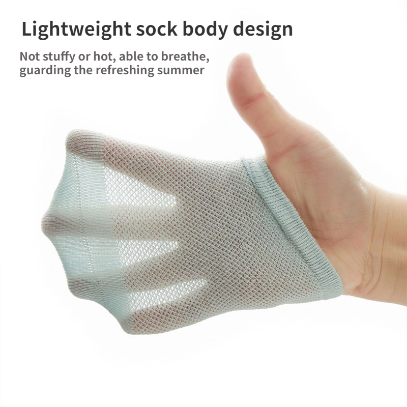3 Pairs of Breathable Infant Baby Socks for Summer