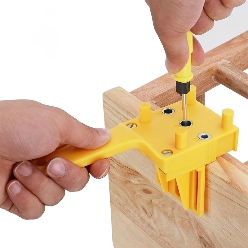 Handheld dowel deals jig