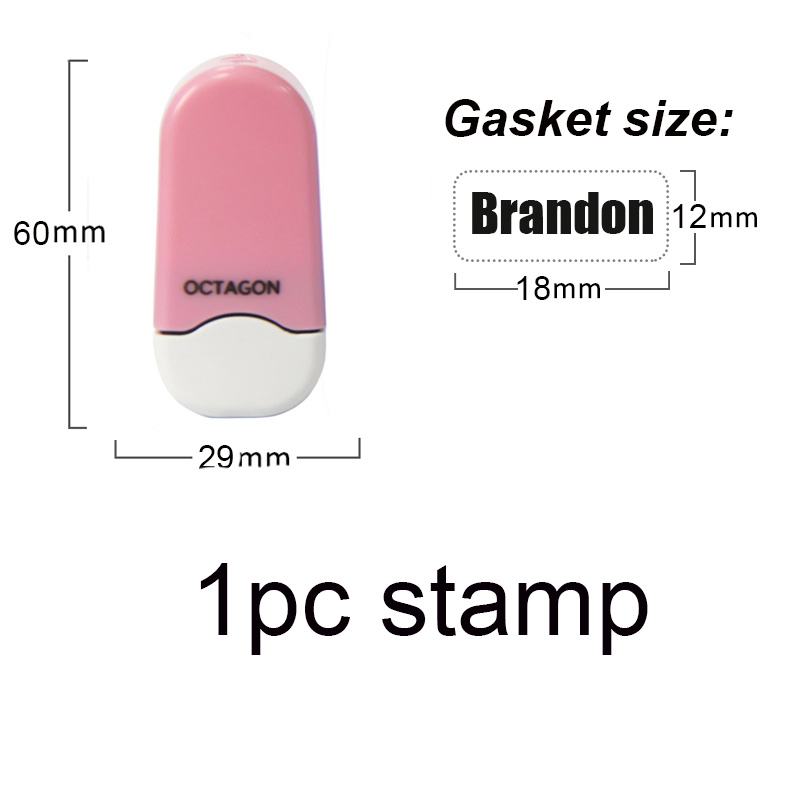 Custom Name Stamp Selfing inking Personalized Letter - Temu