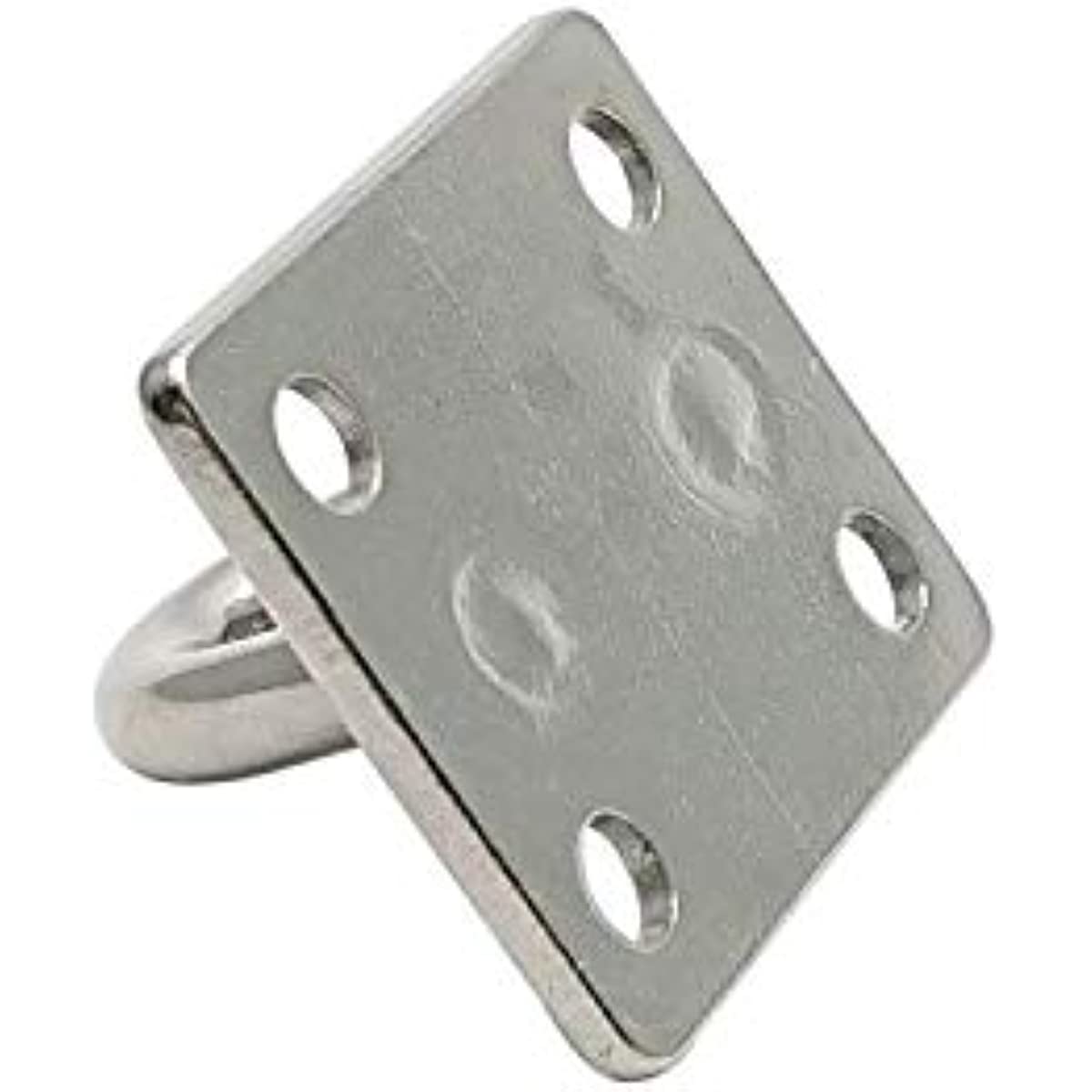 Ganci e chiusure composte: 15 Ganci a vite con occhiello in Acciaio Inox  Dorato 10x4mm