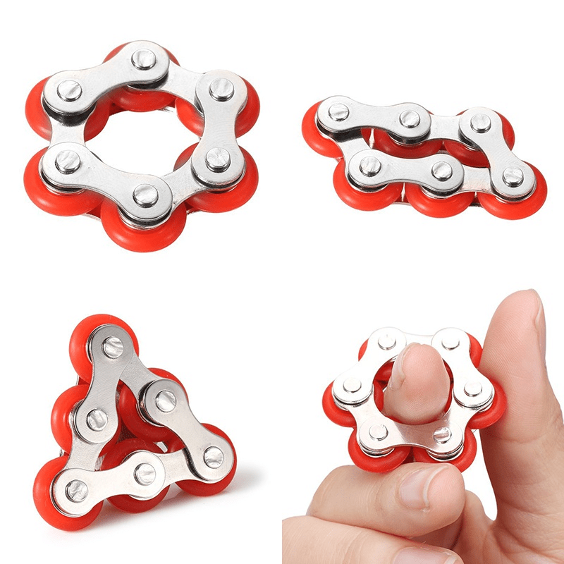 Fidget Toys antiestres Chain Figet Toys Keychain Toy Pack Adult Work Stress  Relieve Sensory Puzzle Fitget Toy For Children Gift
