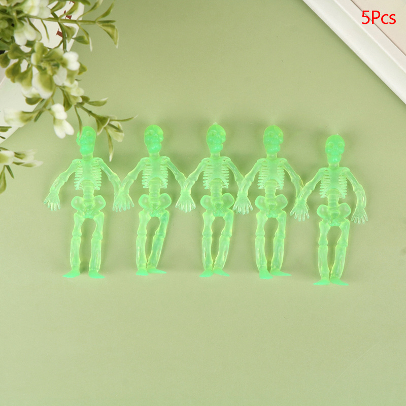 Mini Skull Doll Pvc Skull Zombie Toys Halloween Decorations - Temu