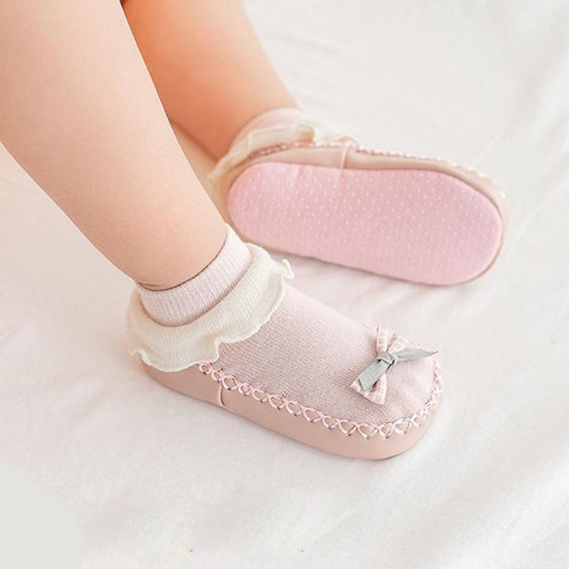 Volkmi Chaussures et Chaussettes pour Bébé Nouveau Dessin Animé