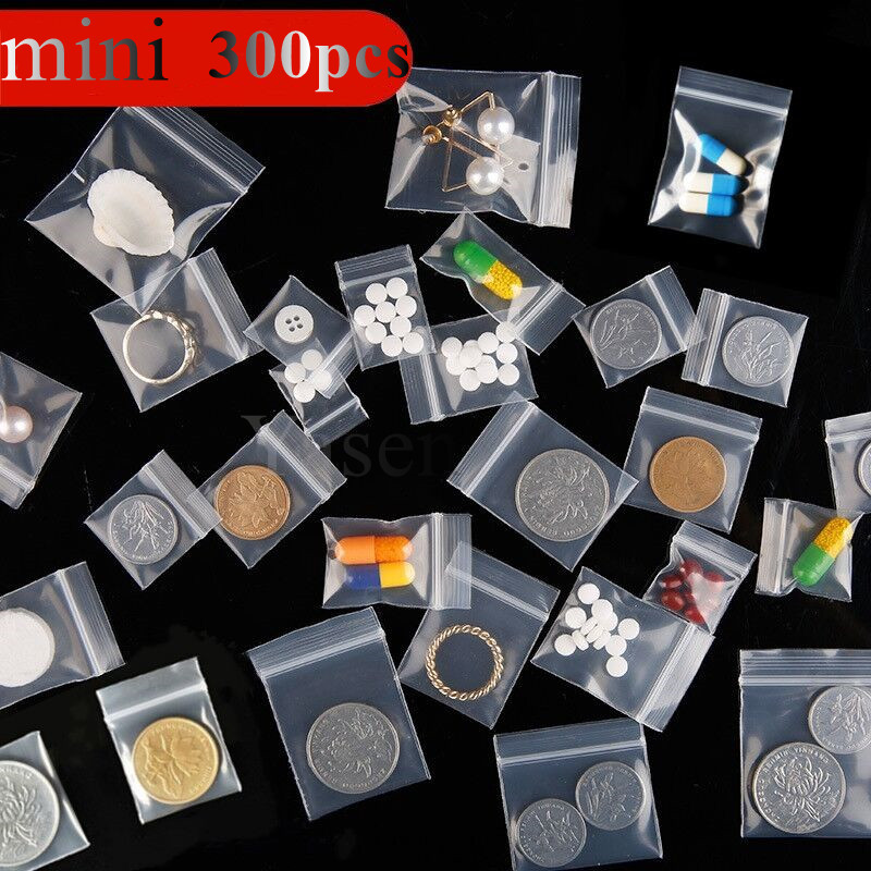 Mini Plastic Jewelry Zipper Lock Bags Perfect For Gift - Temu