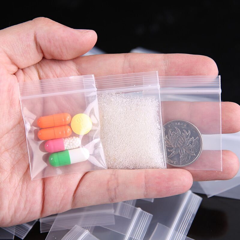 Mini Plastic Jewelry Zipper Lock Bags Perfect Gift Temu