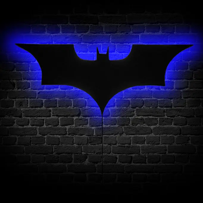 bat led wall light colorful projection night light with remote control usb powered perfect for bedroom ktv and hallway decor details 9