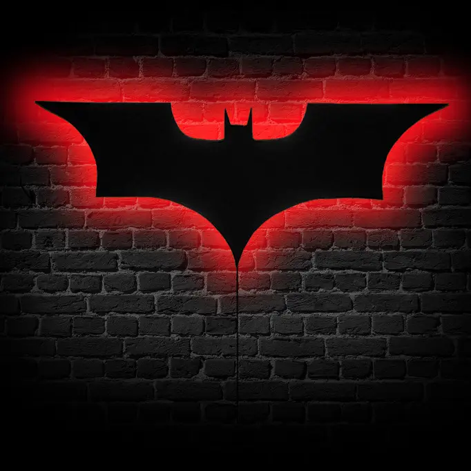 bat led wall light colorful projection night light with remote control usb powered perfect for bedroom ktv and hallway decor details 10