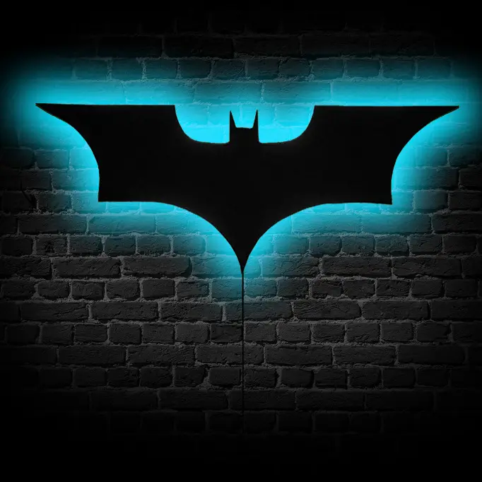 bat led wall light colorful projection night light with remote control usb powered perfect for bedroom ktv and hallway decor details 11