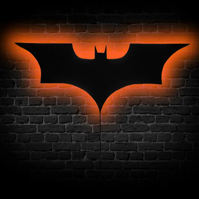 bat led wall light colorful projection night light with remote control usb powered perfect for bedroom ktv and hallway decor details 12