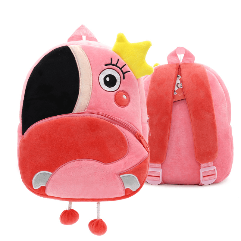Children's Cute Plush Backpack Cute Animal Travel Backpacks - Temu
