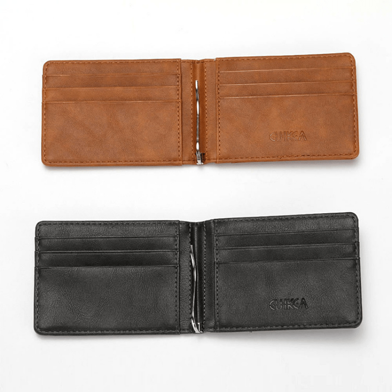 Men's Slim RFID Blocking Leather Wallet