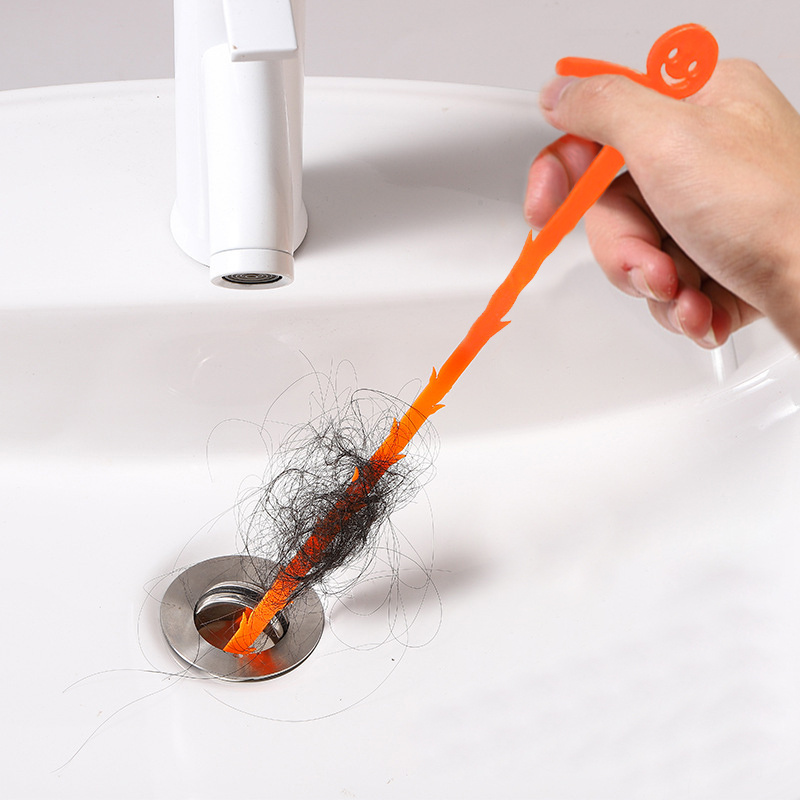 1pc Household Drain Hair Remover, Plunger, Toilet Dredge Tool