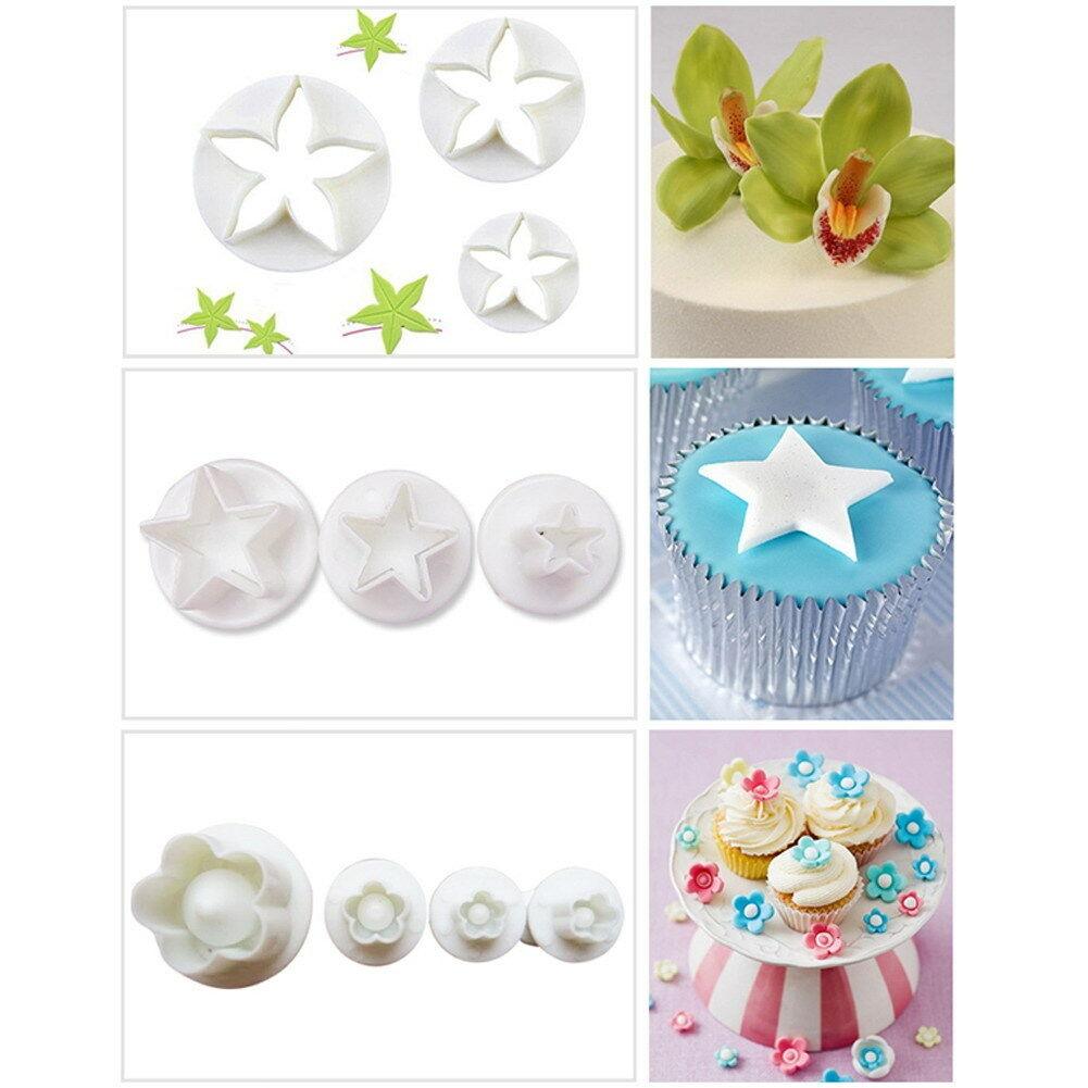 Fondant Cake Cookie Plunger Cutter Leaves Butterfly Heart - Temu