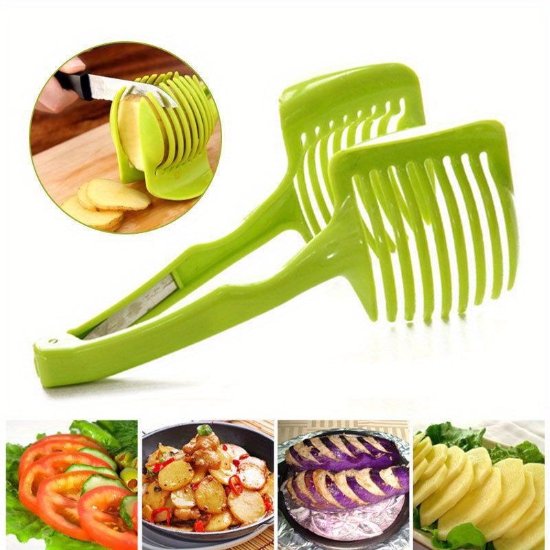 Tomato Slicer, Manual Lemon Slicer, Multifunctional Fruit Cutter, Reusable Vegetable  Cutter, Boiled Egg Slicing Tool, Handheld Onion Slicer, Kitchen Potato  Slicer, Household Kitchen Tools - Temu