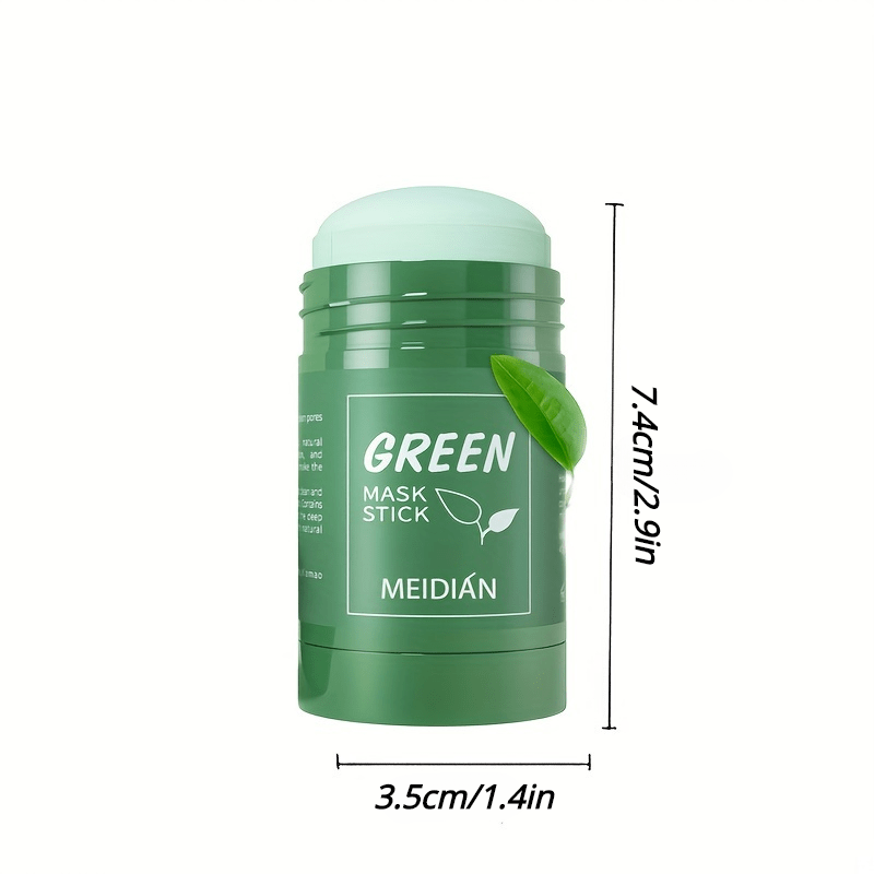 Mascarilla de limpieza de té verde, máscara sólida que limpia profundamente  los puntos negros, palo de barro, Control de aceite, película de barro,  cuidado de la piel facial, 40g - AliExpress