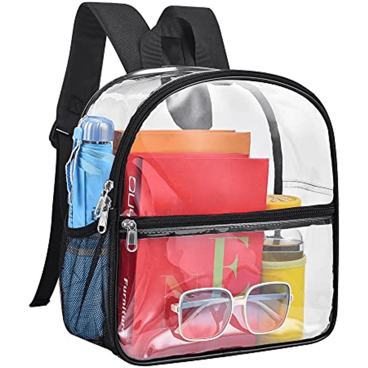 Pvc Transparent Large Capacity Waterproof Backpack, Ideal For Men And Women,  Clear Durable Lightweight School Backpack, For Outdoor Sports, Camping,  Hiking, And Travel, Perfect For School Sporting Events - Temu