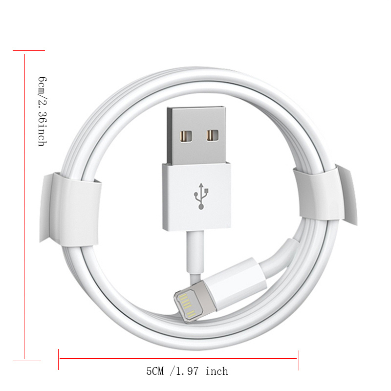Cable USB Lightning + Chargeur Voiture Blanc pour Apple iPhone 7