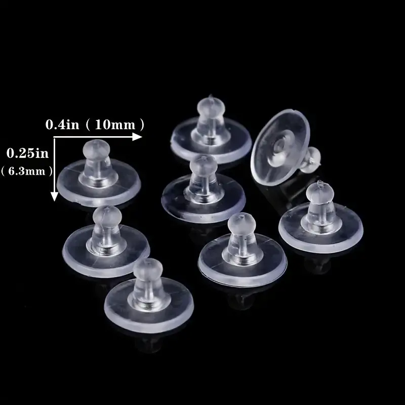 Transparent Flying Disc Earbuds Plastic Soft Rubber - Temu