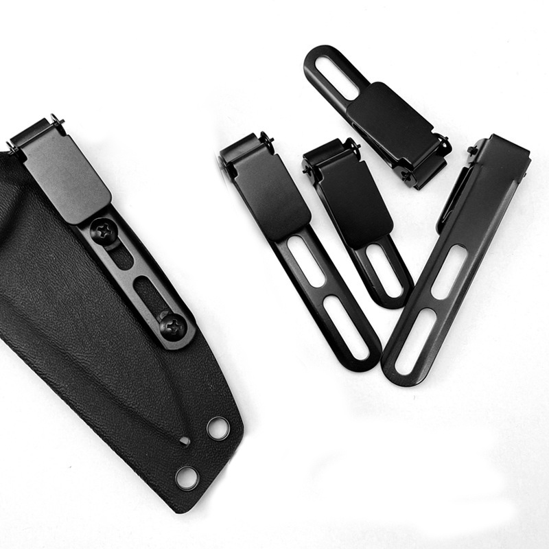  Inc. > Knife Sheath Clips > Spring steel metal belt holster  clip. Made in China.