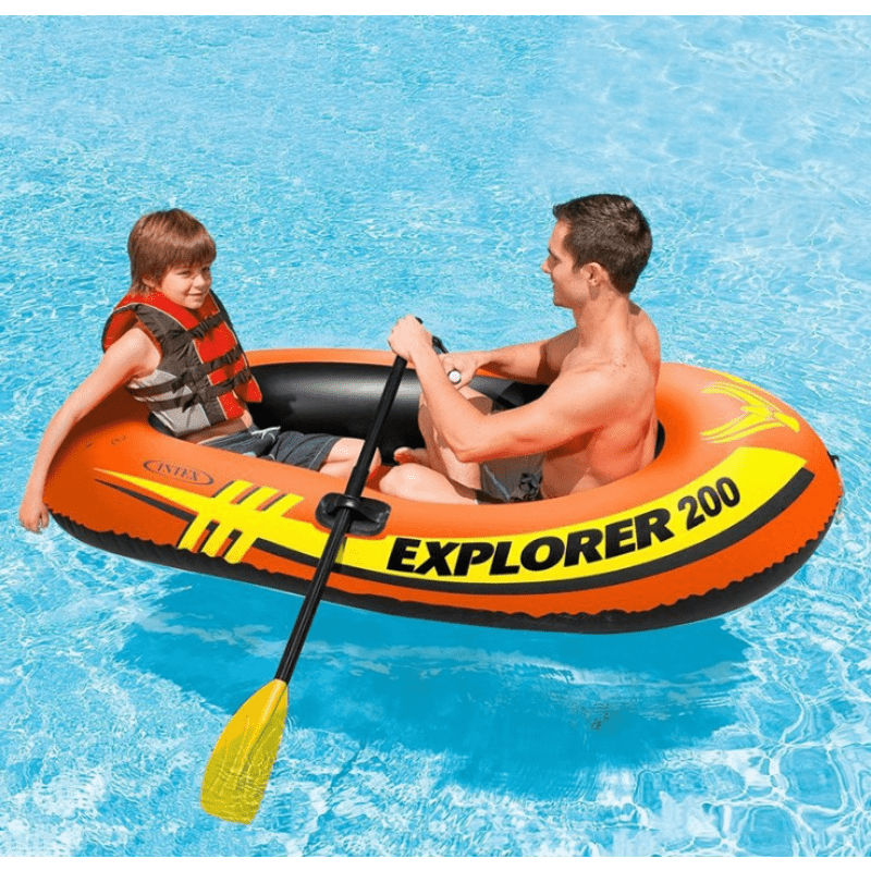 Family Fun On The Water: Extra-big Inflatable Boat, Portable Fishing Boat,  Kayak & Canoe! - Temu