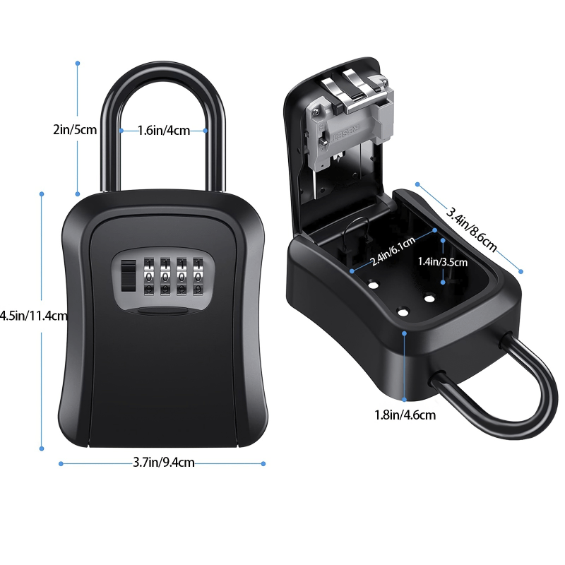 Caja Llaves Montada En Pared, Contraseña Colgante, Armario Almacenamiento  Llaves Repuesto, No Preocupe Olvidar Llevar Llave Salir, Encuentre  Increíbles Ofertas Ahora