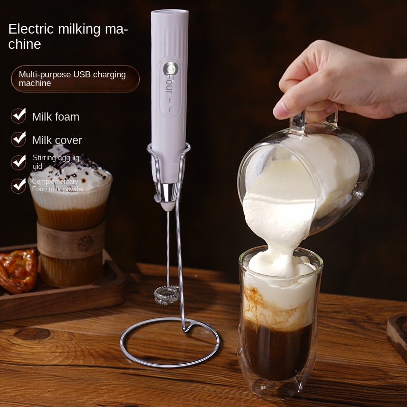 Milk Frother Handheld Mixer Foamer Coffee Maker Egg Beater - Temu