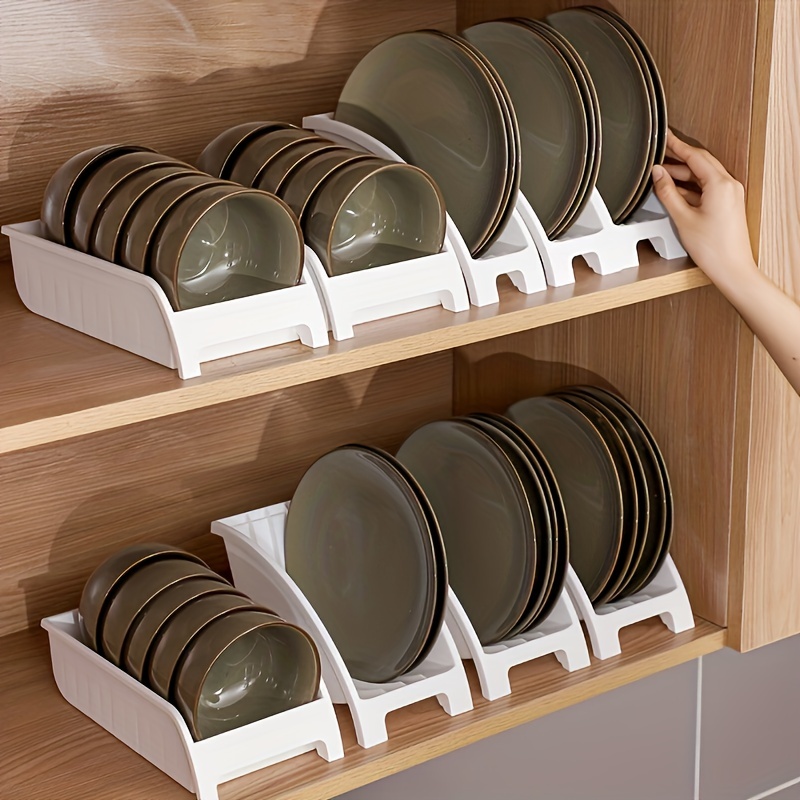 Foldable Kitchen Dish Rack - Organize Tableware Dishes Bowls Cutlery