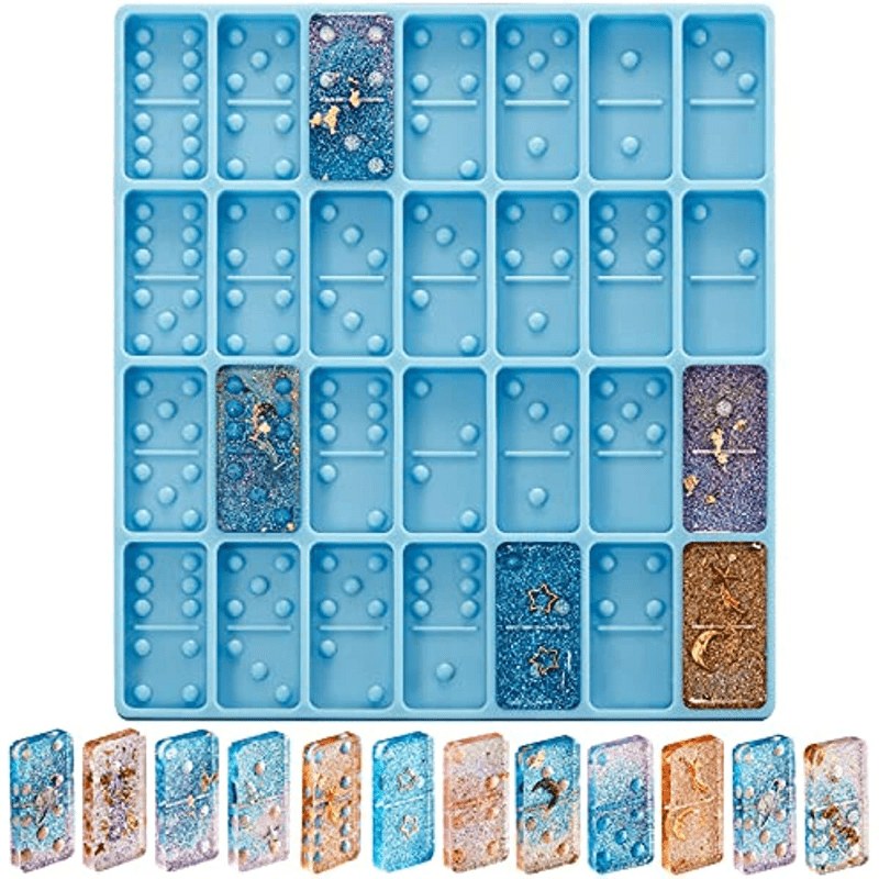 Crystal Epoxy Domino Storage - Temu