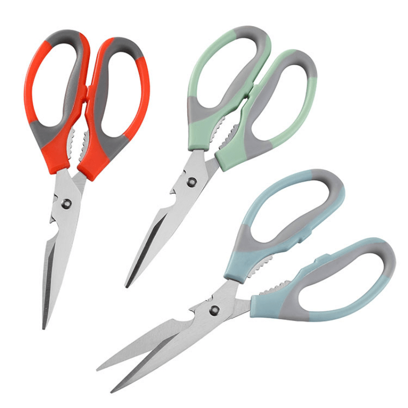 Multifunctional Stainless Steel Scissors Rubber - Temu