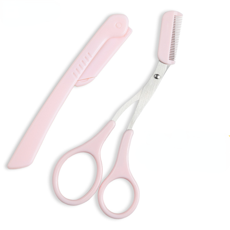 4pcs Eyebrow Grooming Kit Stainless Steel Set