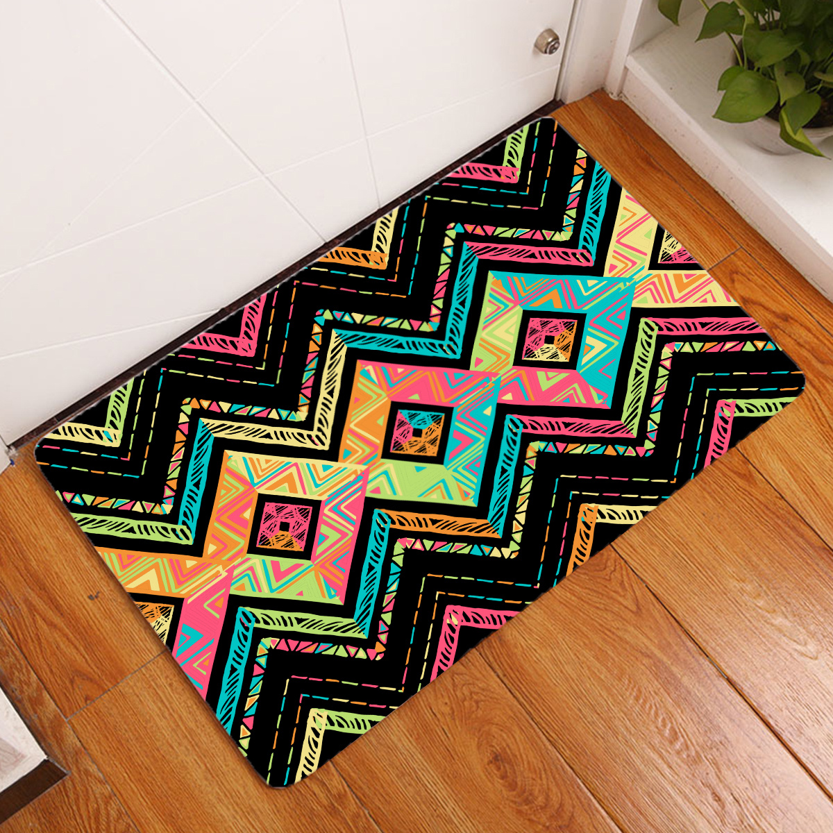 Geometric Pattern Kitchen Rugs, Absorbent Non Slip Cushioned Rugs, Stain  Resistant Waterproof Long Strip Floor Mat, Comfort Standing Mats, Living  Room Bedroom Bathroom Kitchen Sink Laundry Office Area Rugs Runner, Home  Decor 