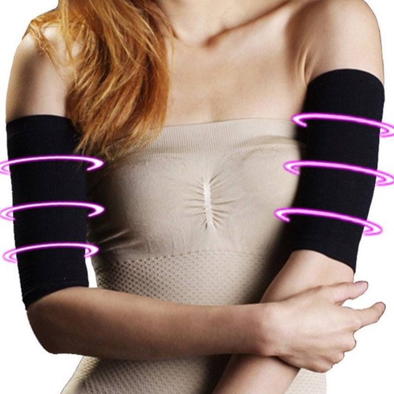 

Slimming Arm Sleeves For And Fat Burning - Fits Up To 70kg - Massage And Compression Arm Wraps For Running And Exercise