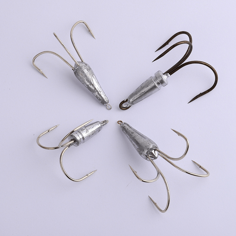 Treble Fishing Hooks Snagging Weighted Treble Bunker Snag Hooks For Bass Fishing  Fishing Supplies, Check Out Today's Deals Now