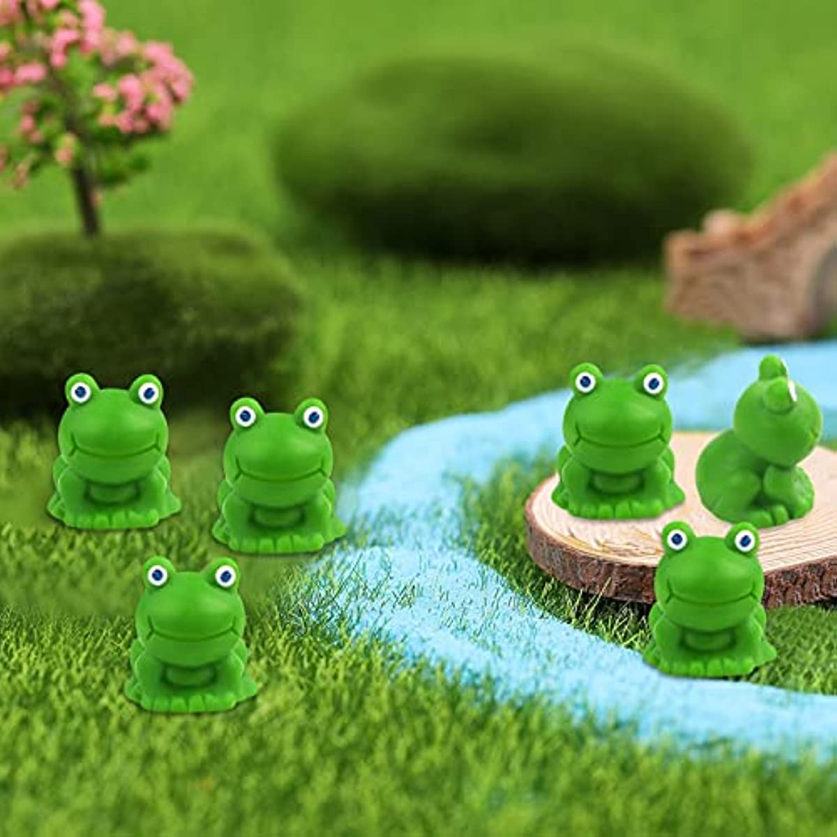 20+ Miniature Green Frogs Perfect Diy Terrariums Fairy - Temu