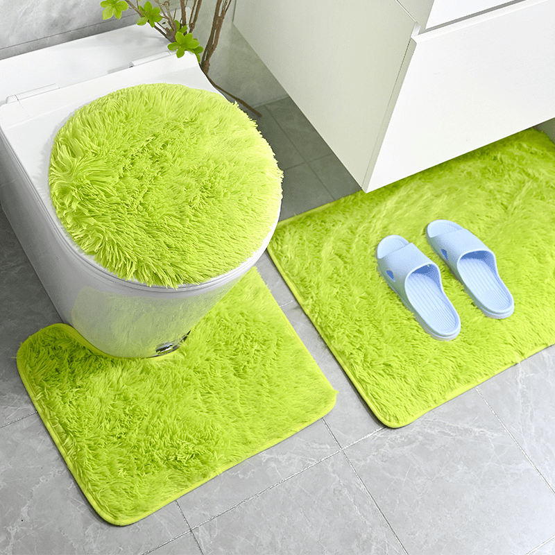 Bathroom Carpet Set Soft, Absorbent, Non-slip Bath Rug