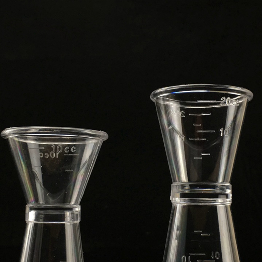 Double Clear Cocktail Measure Cup For Home Bar Party Useful Bar Accessories Drink  Measurement Measure Cup