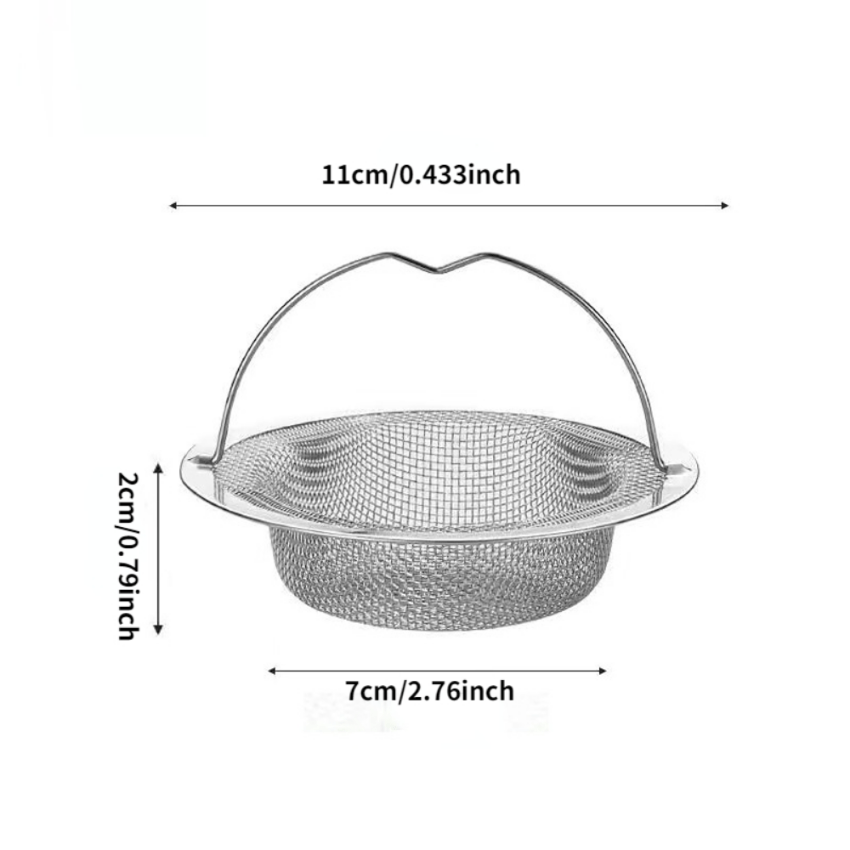 2 uds. Cesta colador para fregadero de cocina, filtro de desagüe