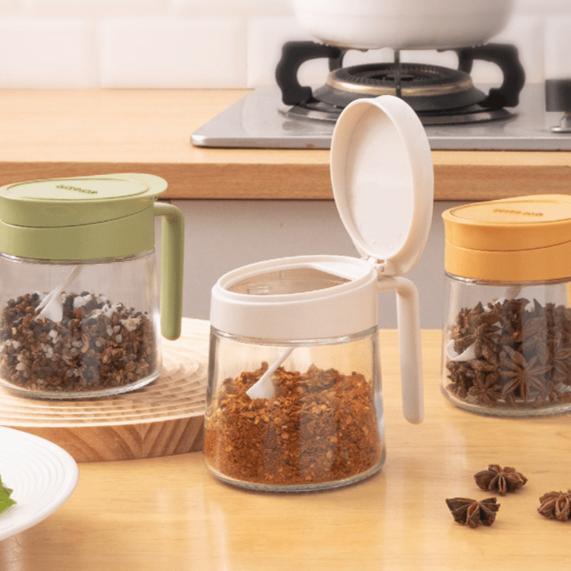 Organize Your Kitchen With These Glass Spice Jars With - Temu