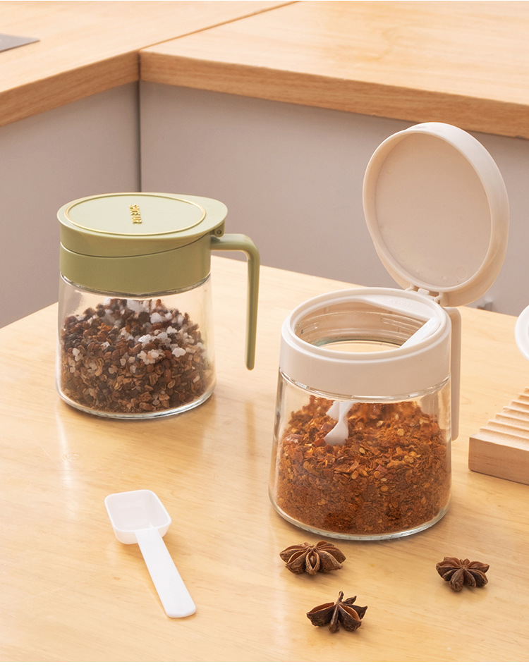 Lead-free Glass Seasoning Jar Combination Set - Keep Your Kitchen