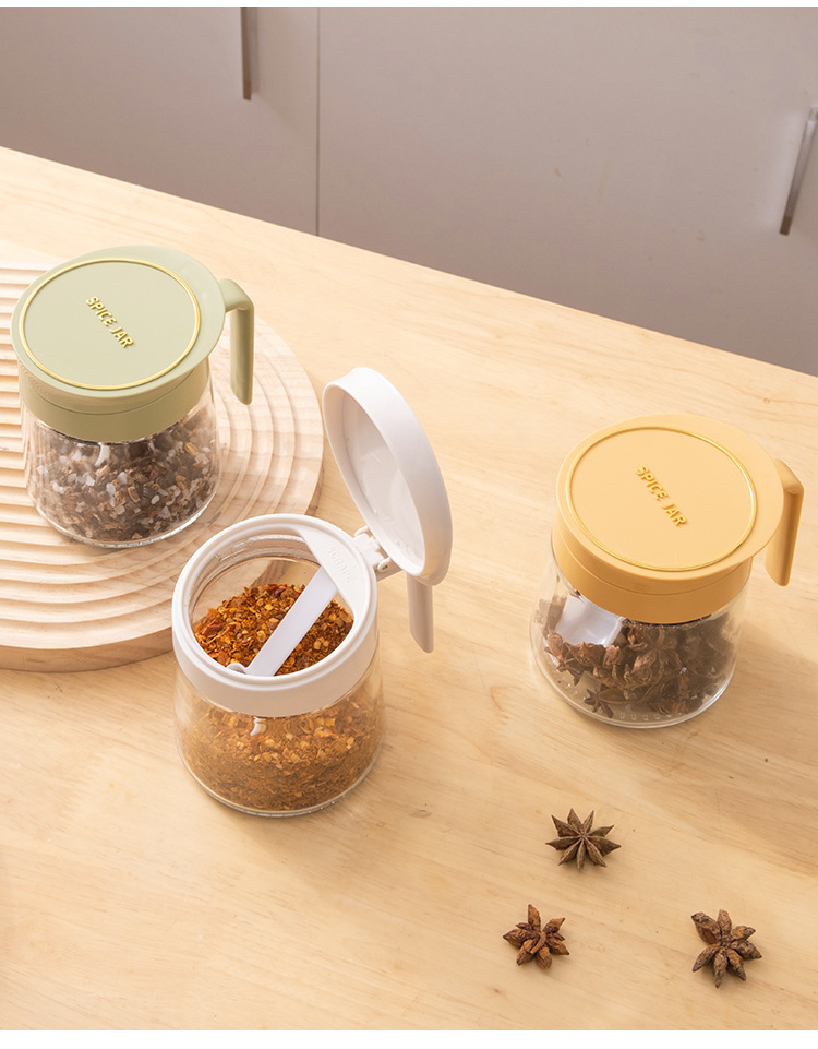 Lead-free Glass Seasoning Jar Combination Set - Keep Your Kitchen